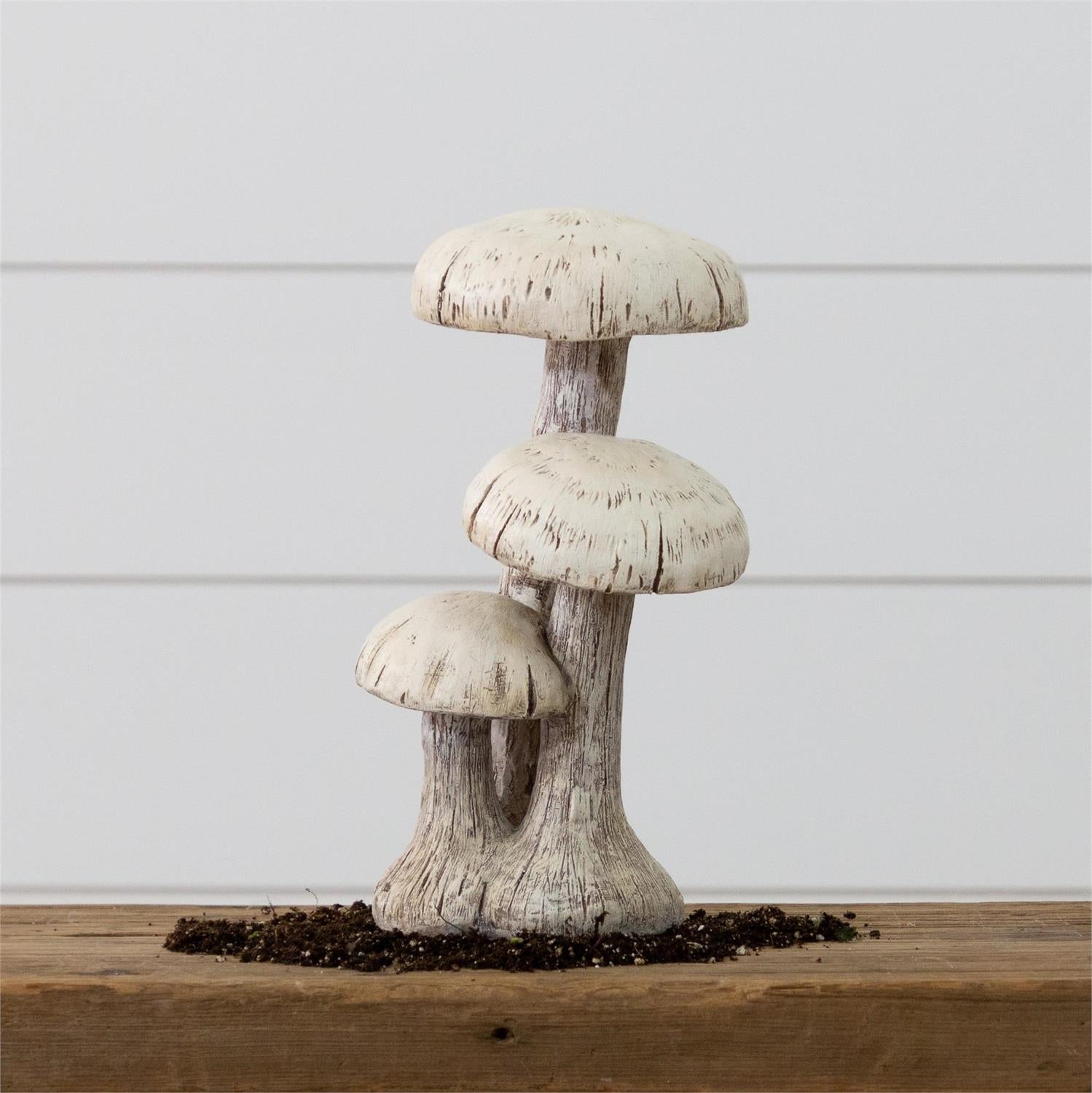 Mushroom Trio Garden Decor