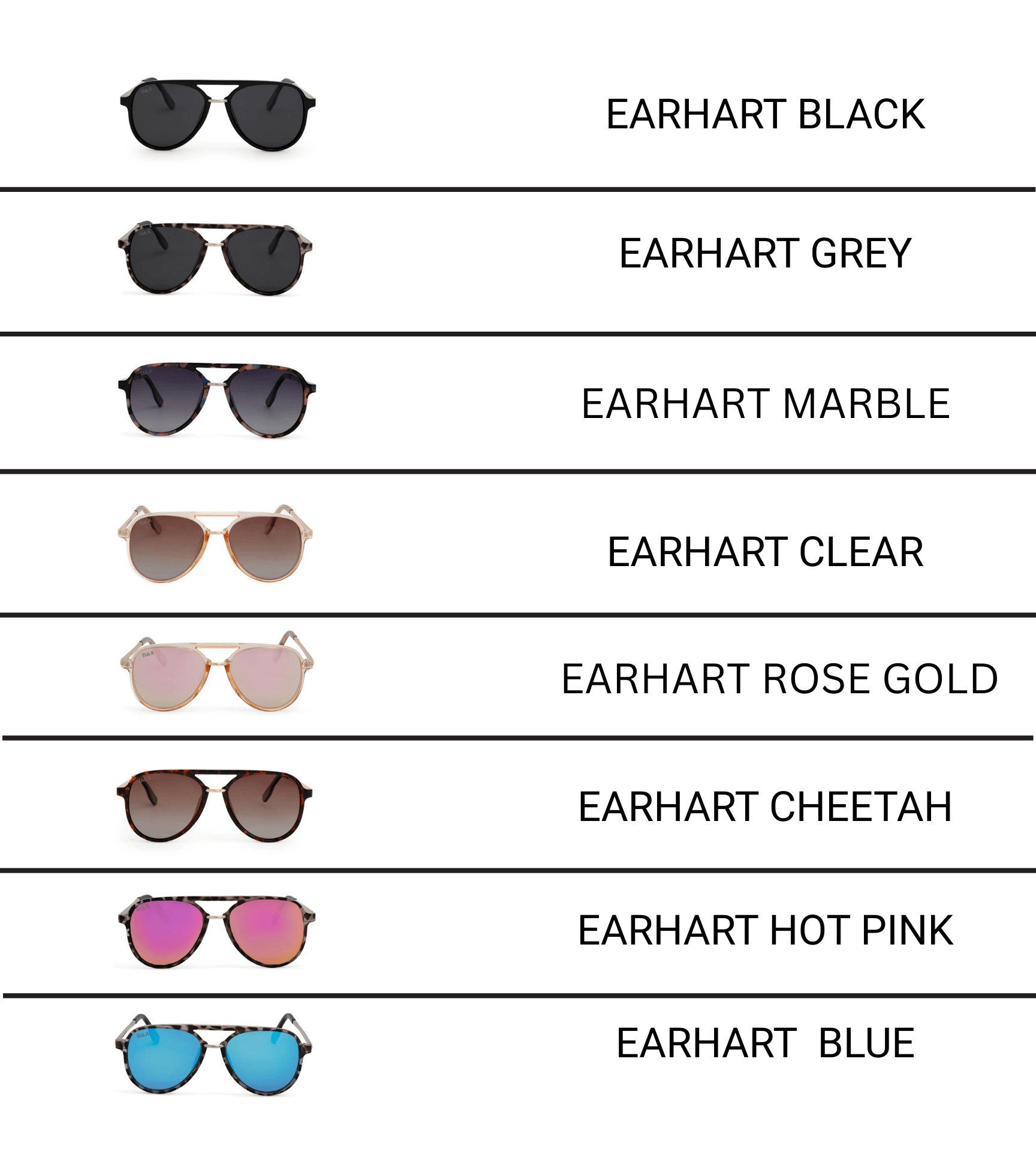 DAX Eyewear Earhart - Women’s Aviator Sunglasses–Polarized Everyday Chic: Blue