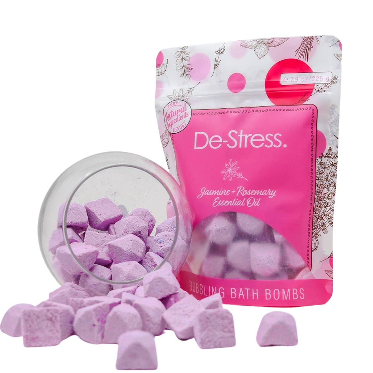 Destress Bubble Bath Bombs