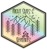 Night Skies Vinyl Sticker