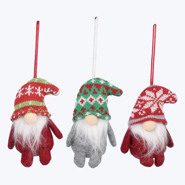 Fabric Gnome Ornament