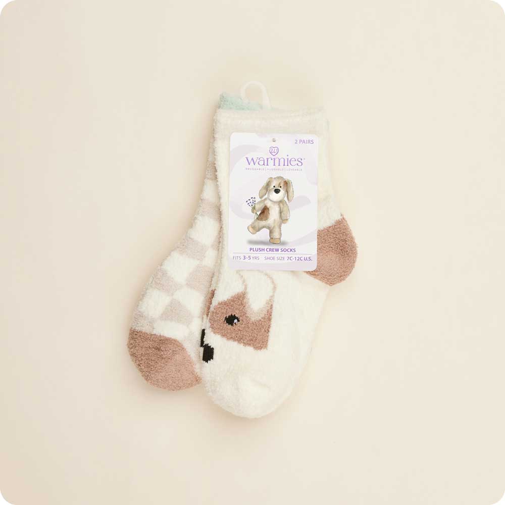 Kids Puppy Crew Slipper Socks