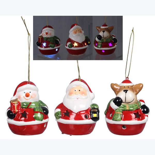 LED Christmas Jolly Bell Ornament