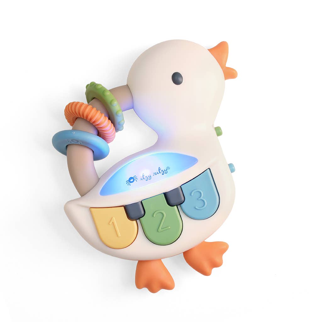 Bitzy Tunes™ Goose - Light-up Interactive Piano Toy