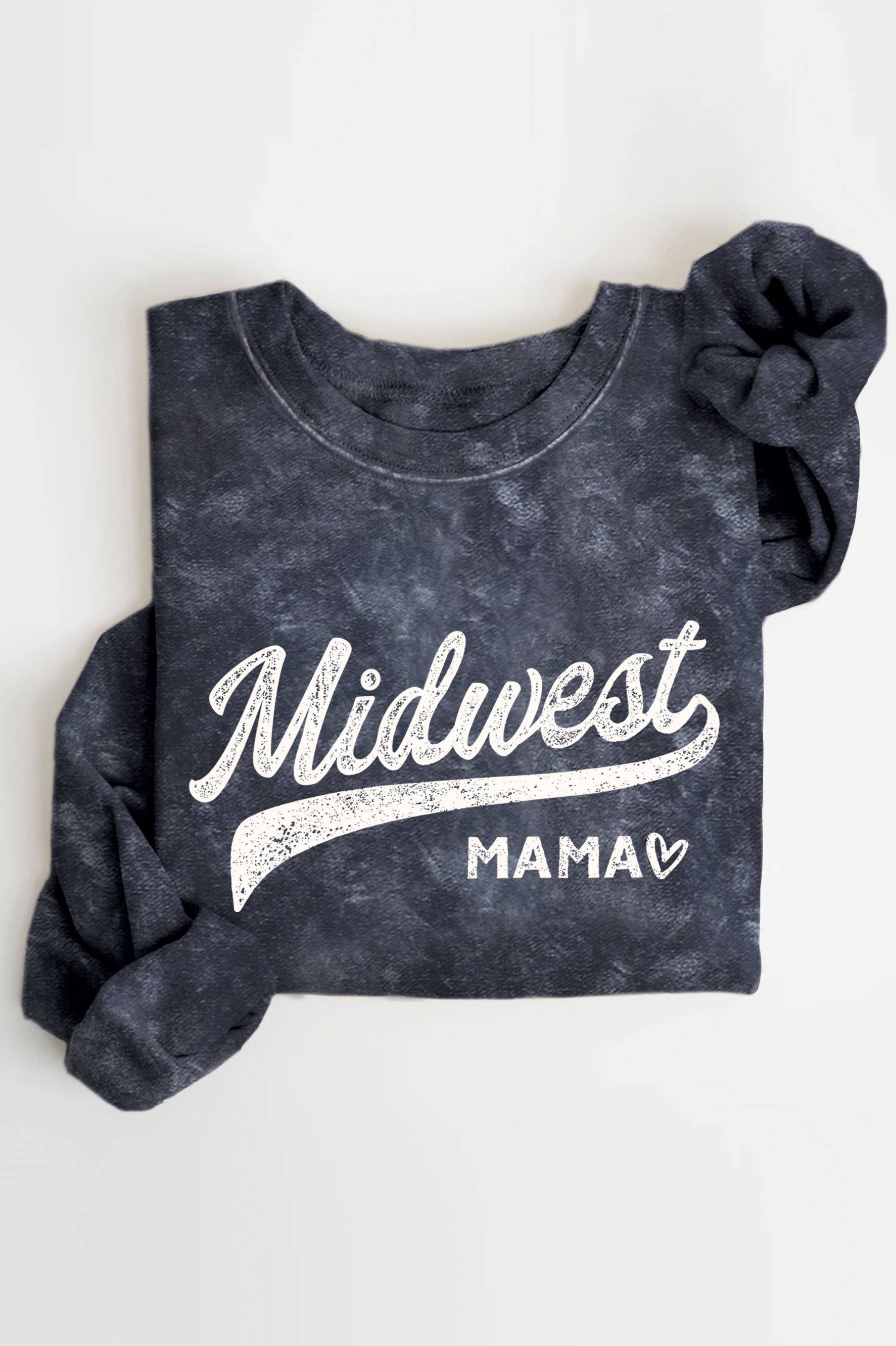 Black Midwest MAMA Crewneck Sweatshirt