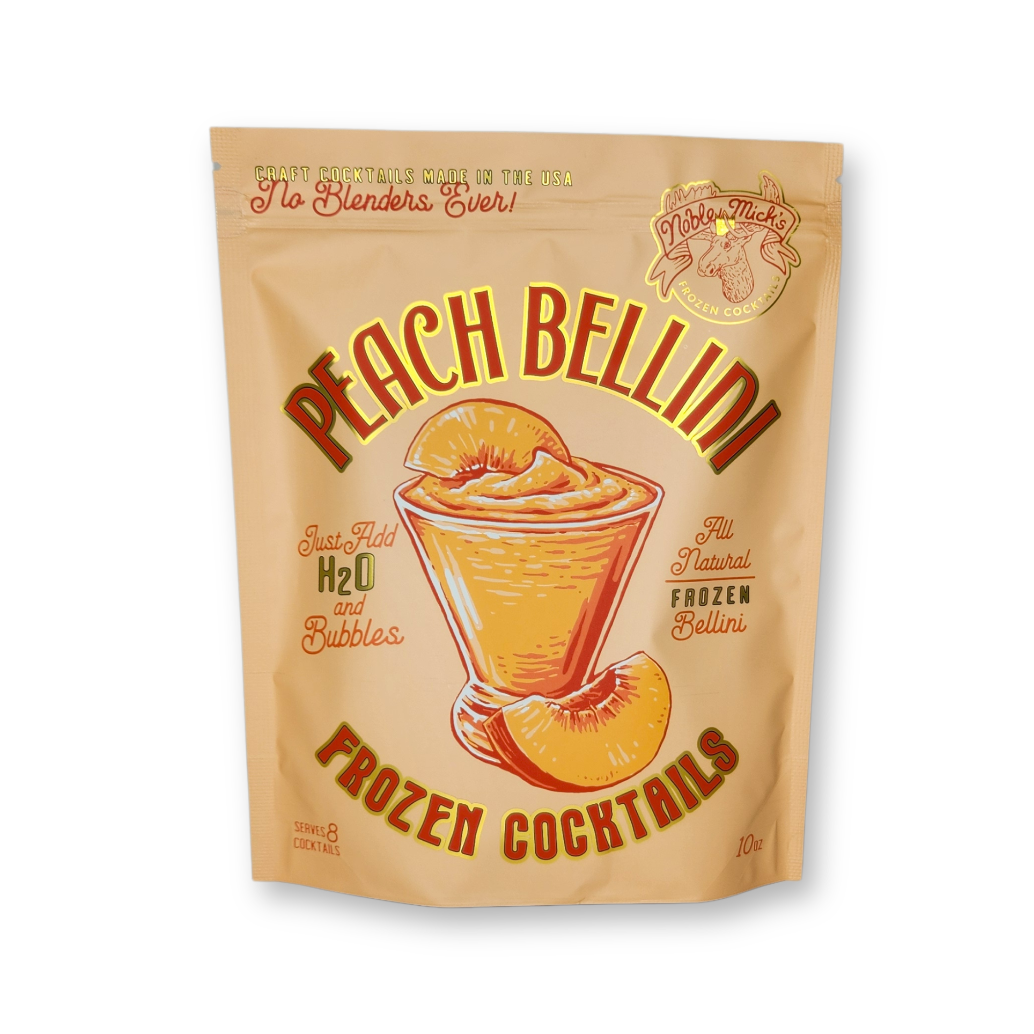 Peach Bellini Frozen Cocktail