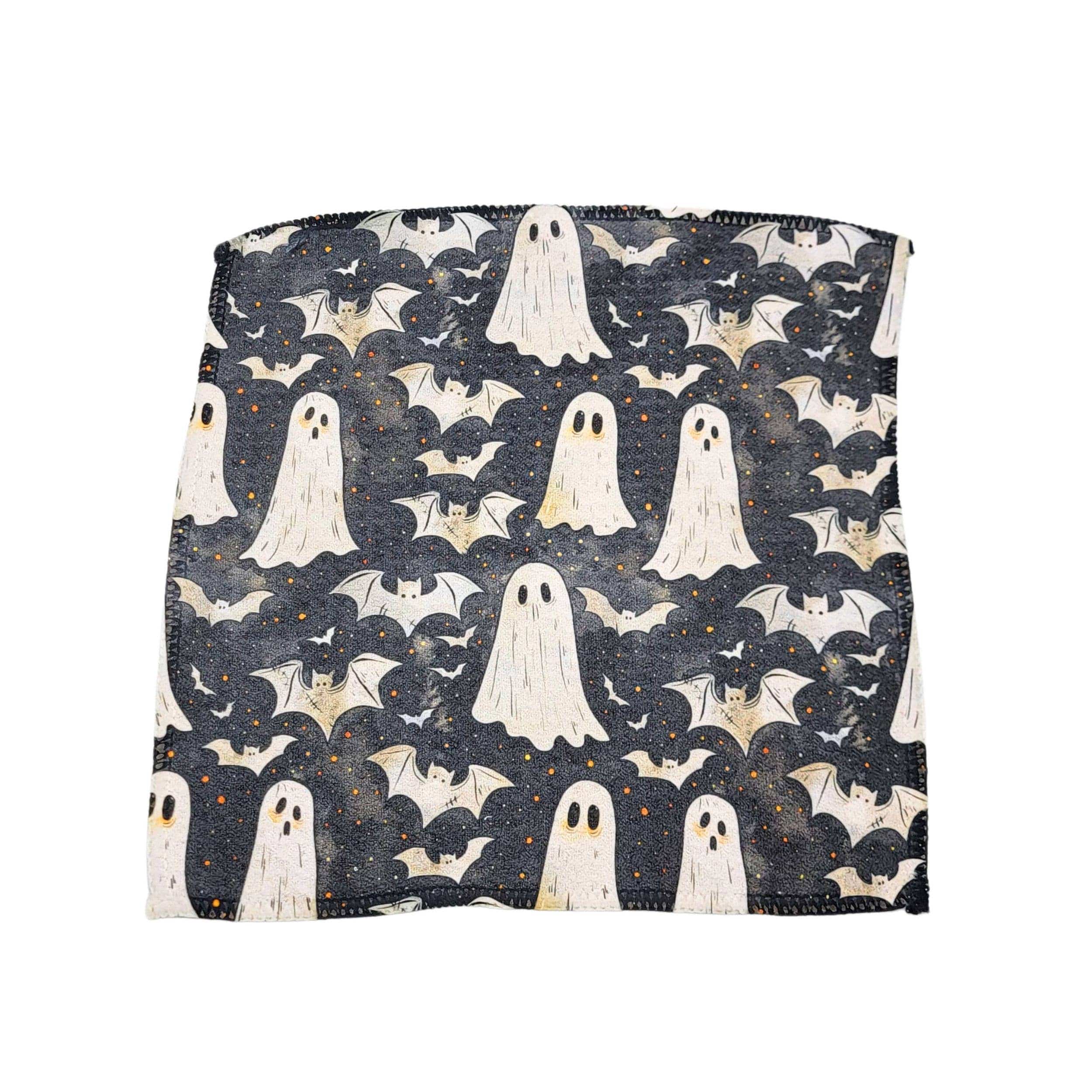 Halloween Ghost and Bat Waffle Washclothes