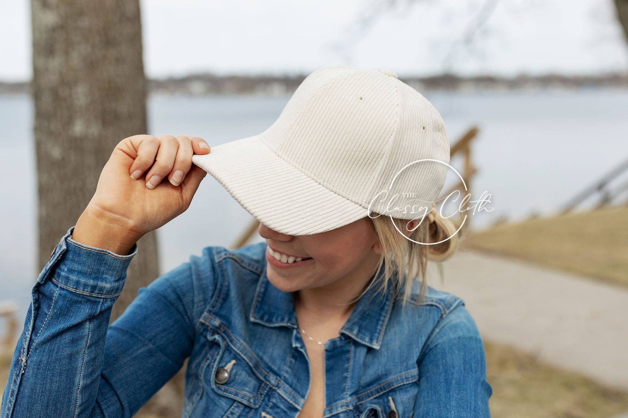 Corduroy Baseball Hat - RTS: Navy