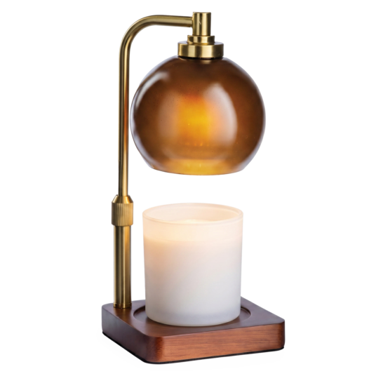 Amber Sphere Candle Warmer Lamp