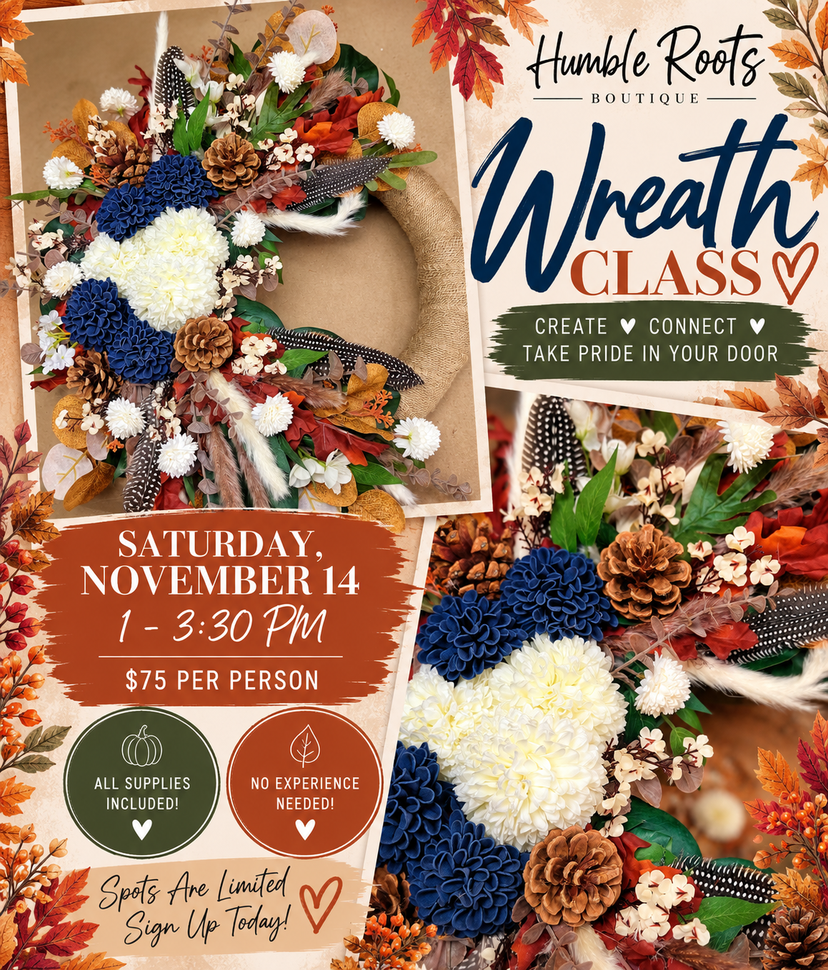 Fall Wreath Class | 11/14/26