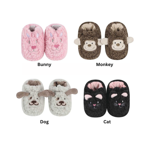 Baby Sherpa Bootie Animal Snoozies!® Slippers