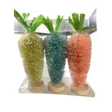 MJJ #8 (Melissa) Easter Carrots Bottlebrush Carrots Decorative Set
