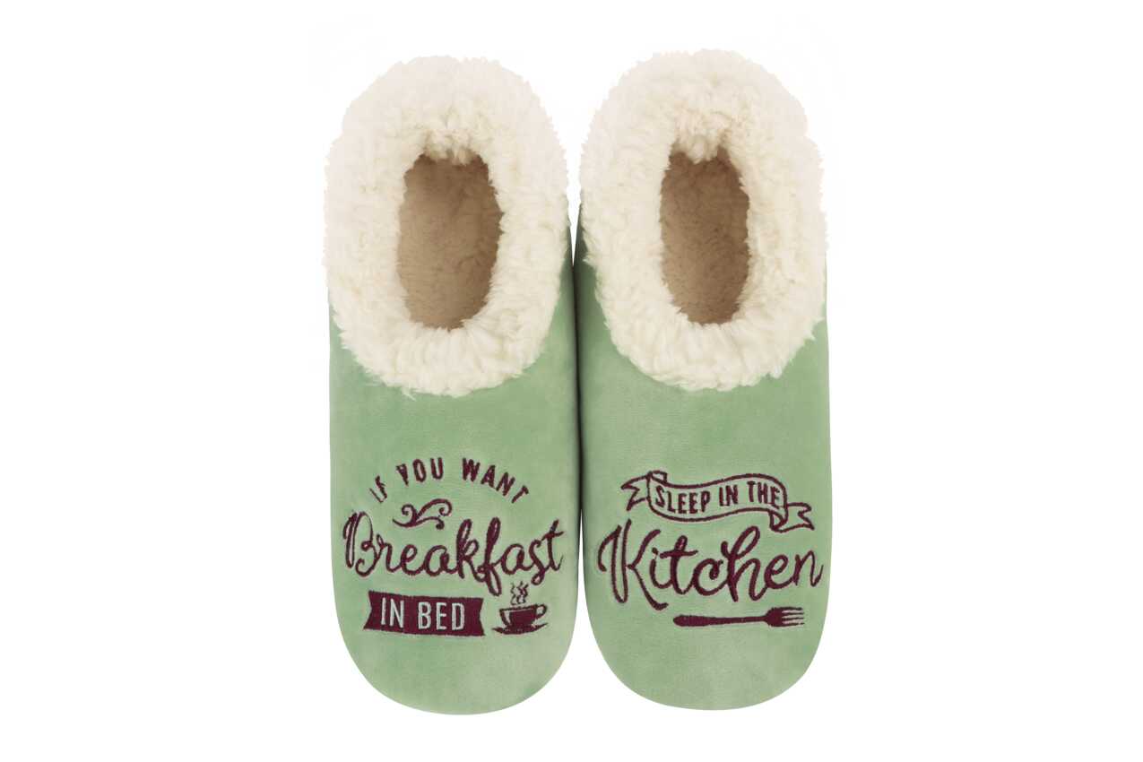 Breakfast in Bed Women's Snoozies Slippers