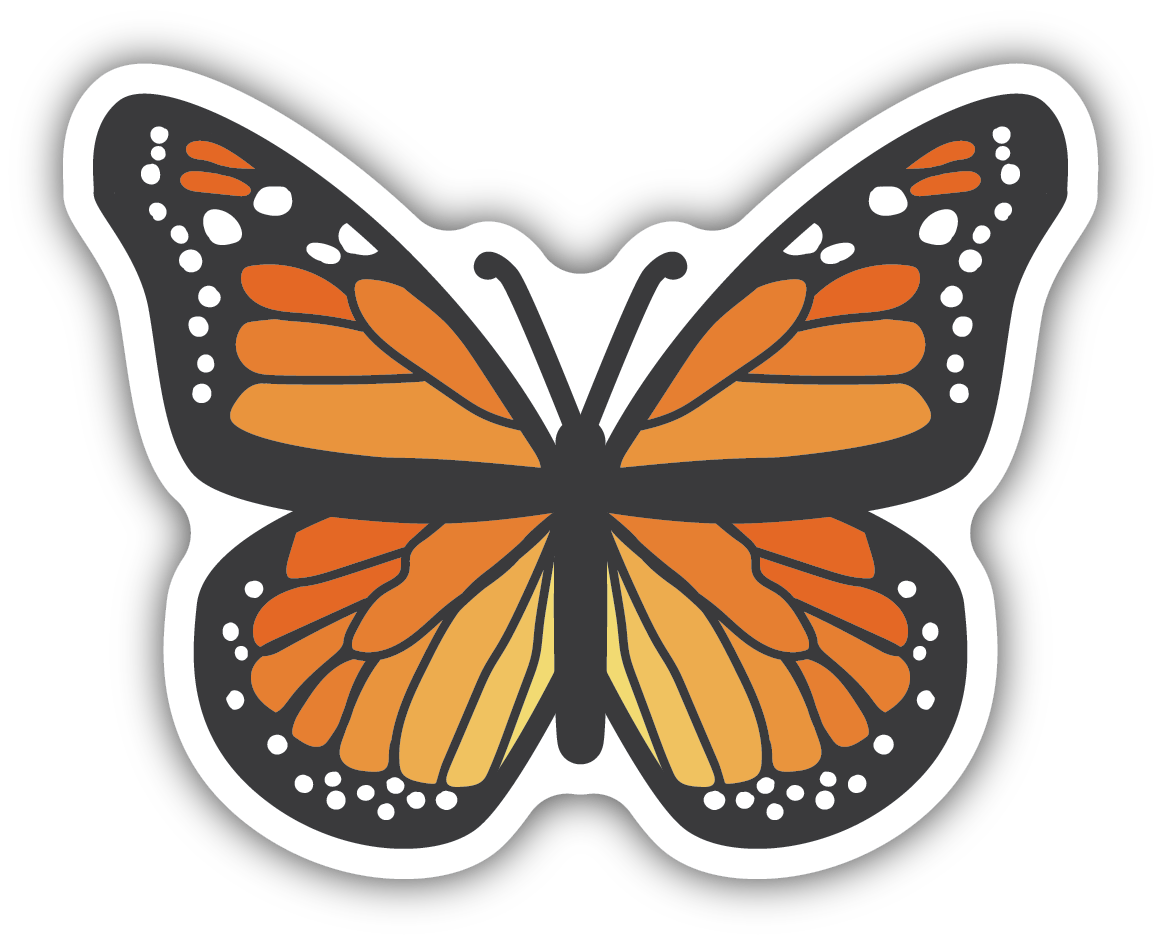 Butterfly Vinyl Sticker