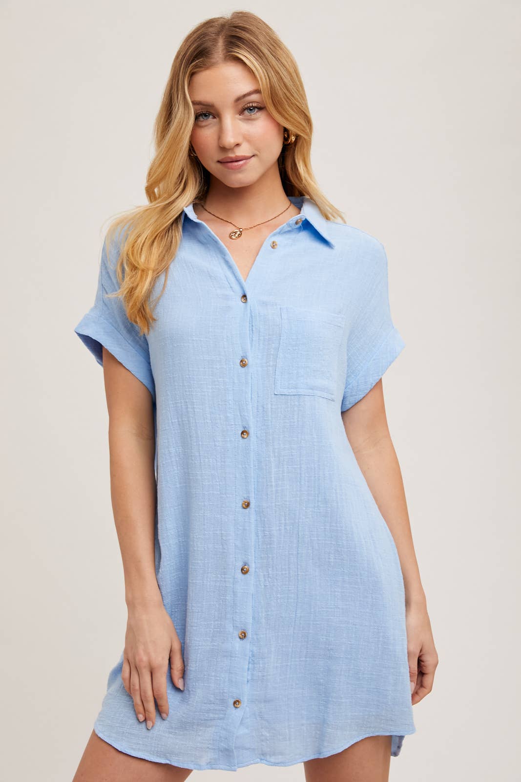 Button Up Shirt Dress