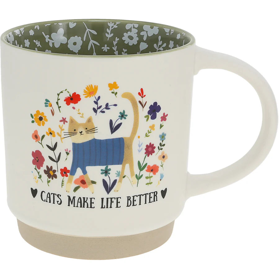 Cats Make Life Better Coffee Mug