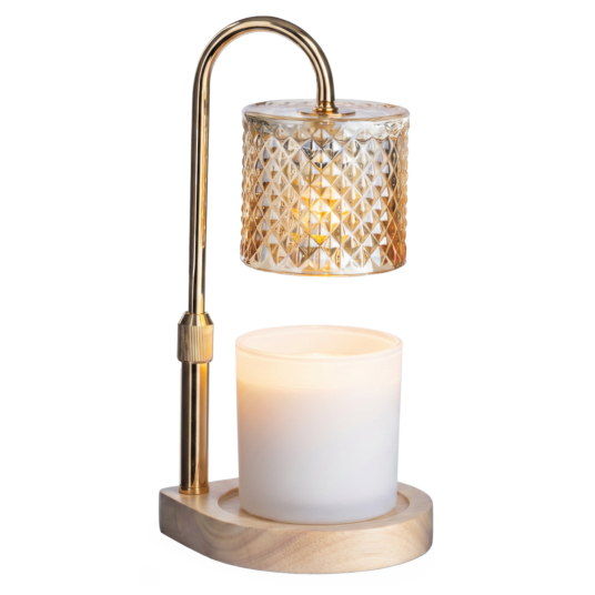 Champagne Crystal Candle Warmer Lamp