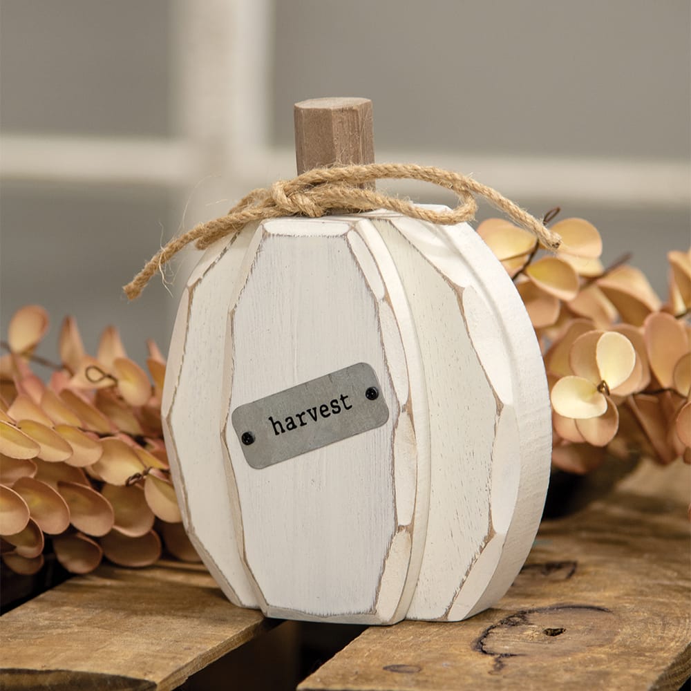 Cream Harvest Pumpkin Chunky Sitter
