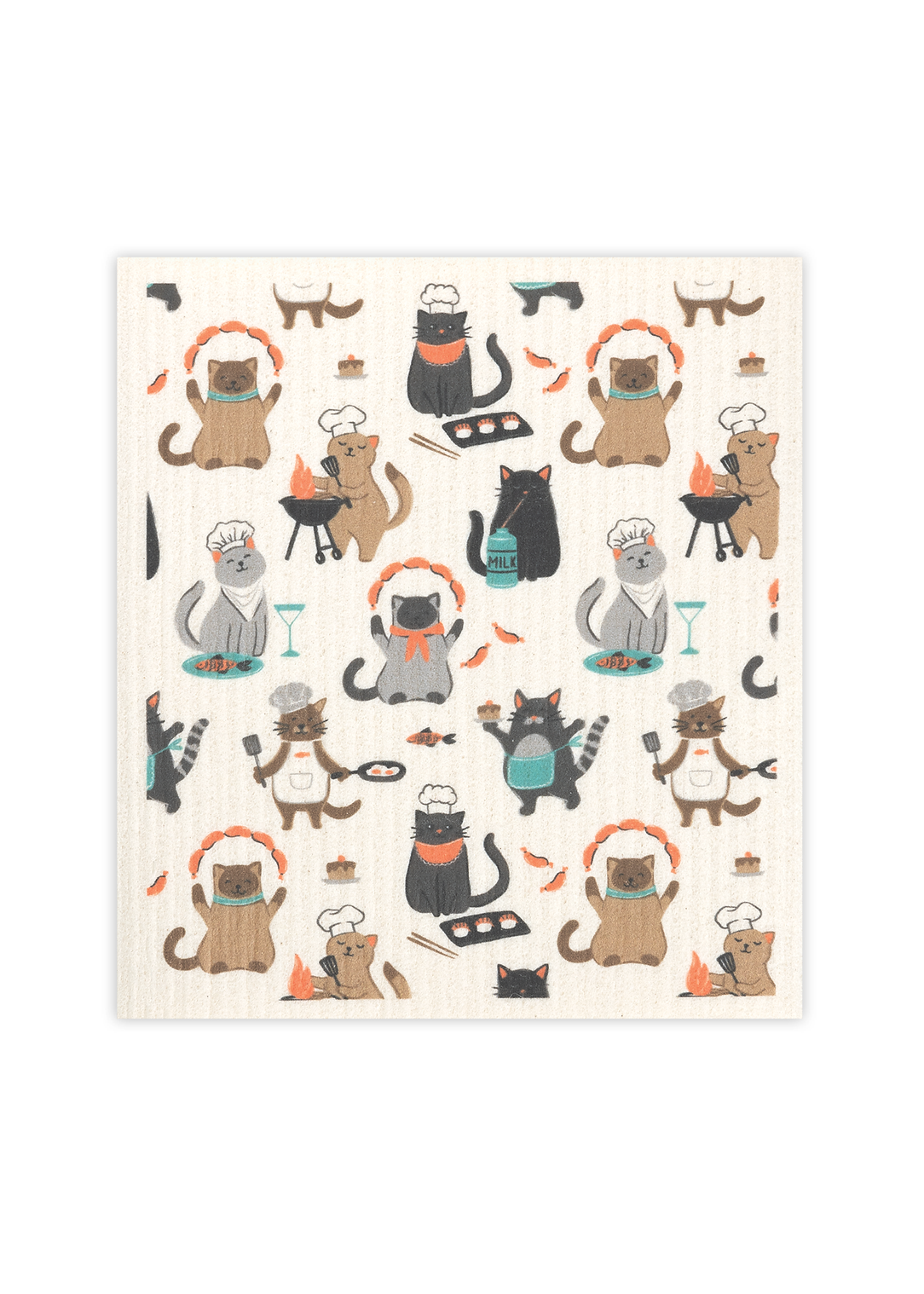 MJJ #8 (Melissa) Swedish Sponge Cloth Flamingo Swedish Sponge Cloth