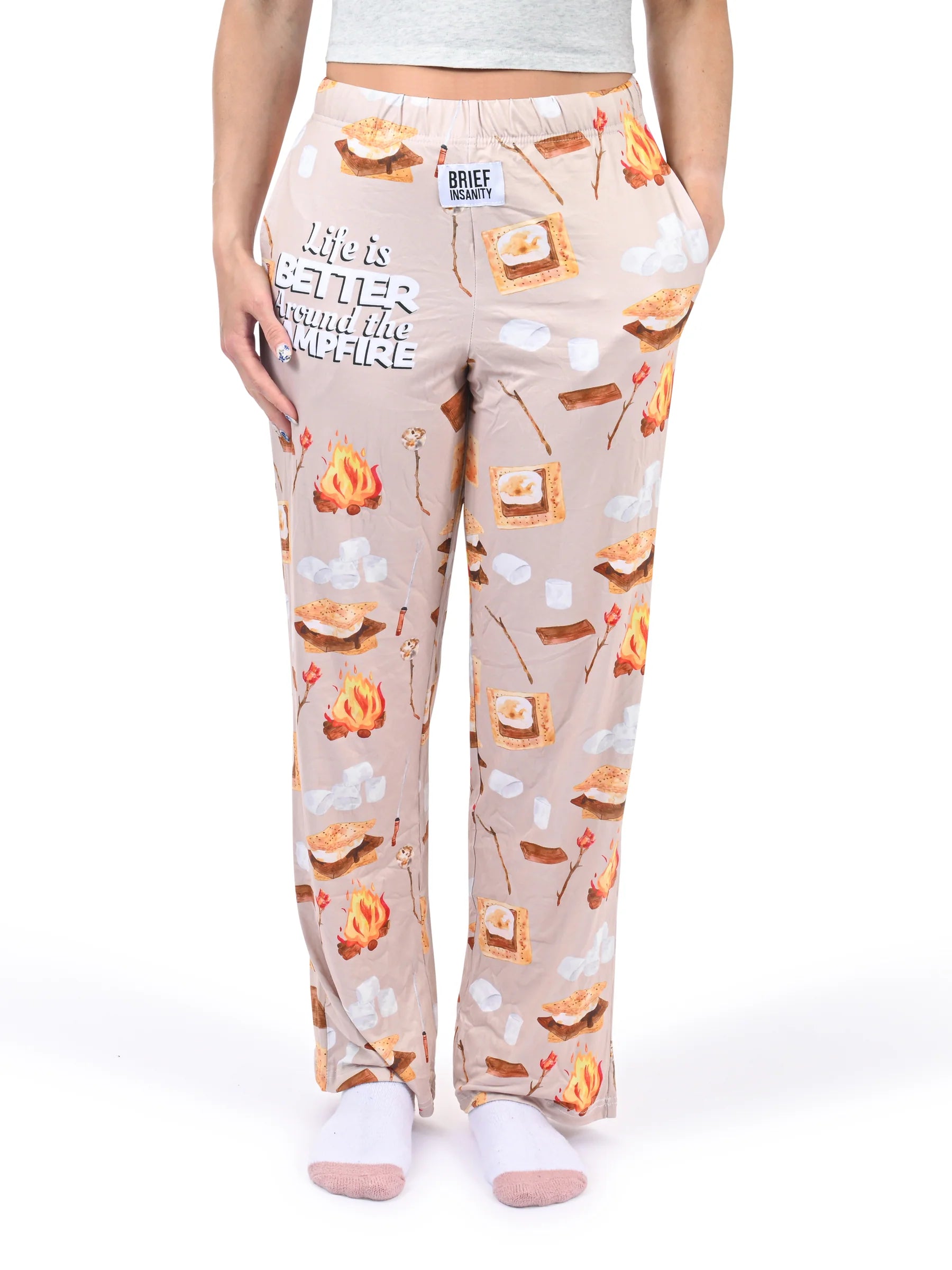 Life Is Better Around The Campfire S'more Lounge Pants