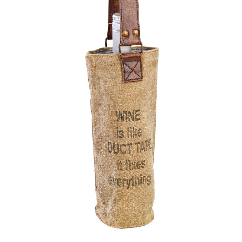 Duct Tape Wine Bag