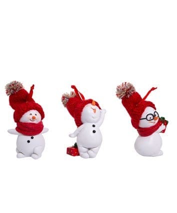 Cheerful Ted Knit Hat Snowman