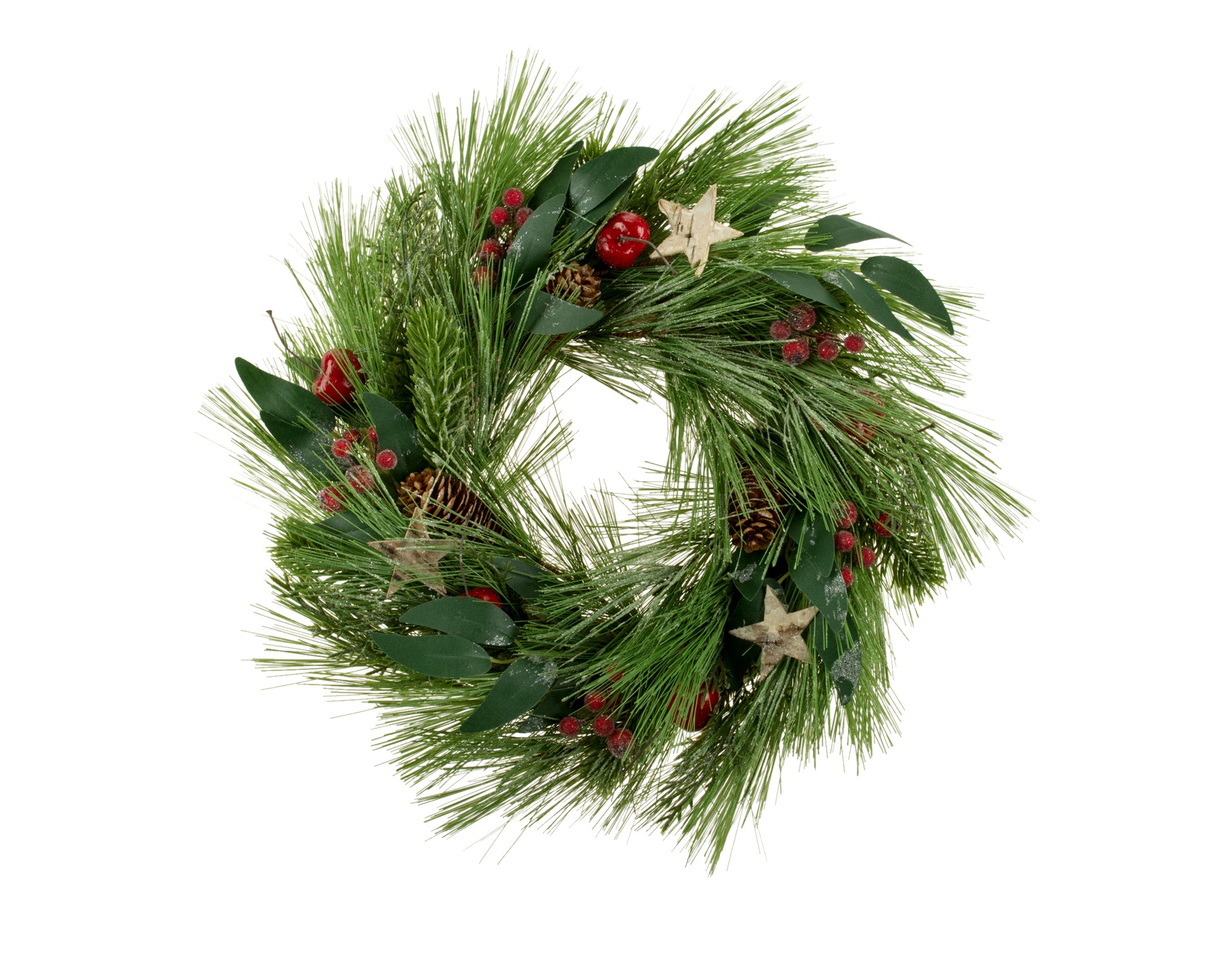 Wreath with Stars and Berries