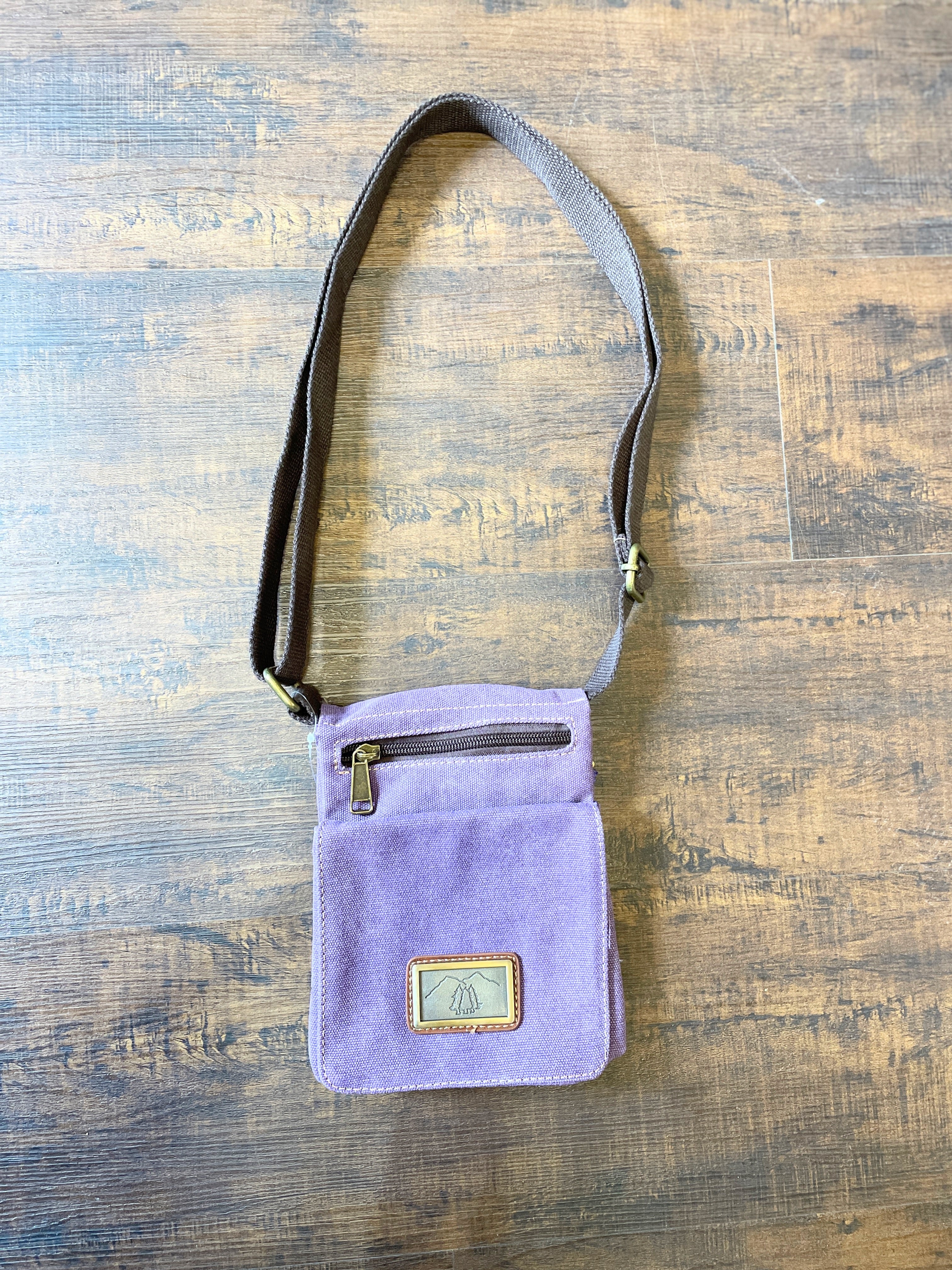 Purple Canvas Grab & Go Crossbody