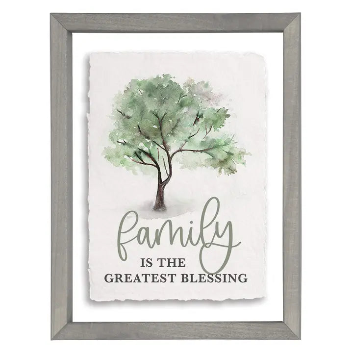 Family Blessing Tree Floating Art