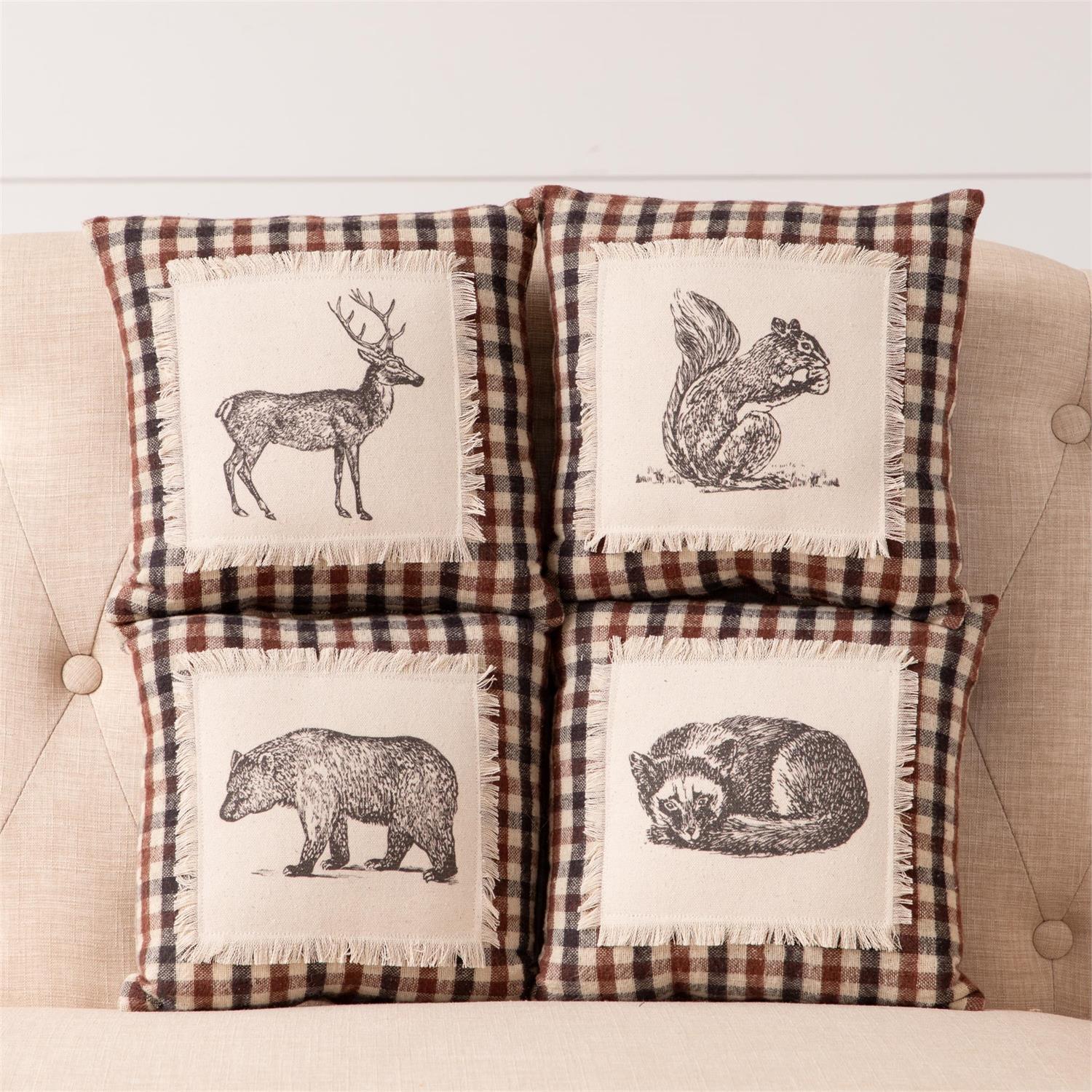 Forest Animals Mini Pillows