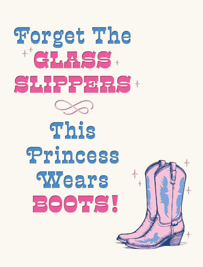 Forget Glass Slippers Sticker