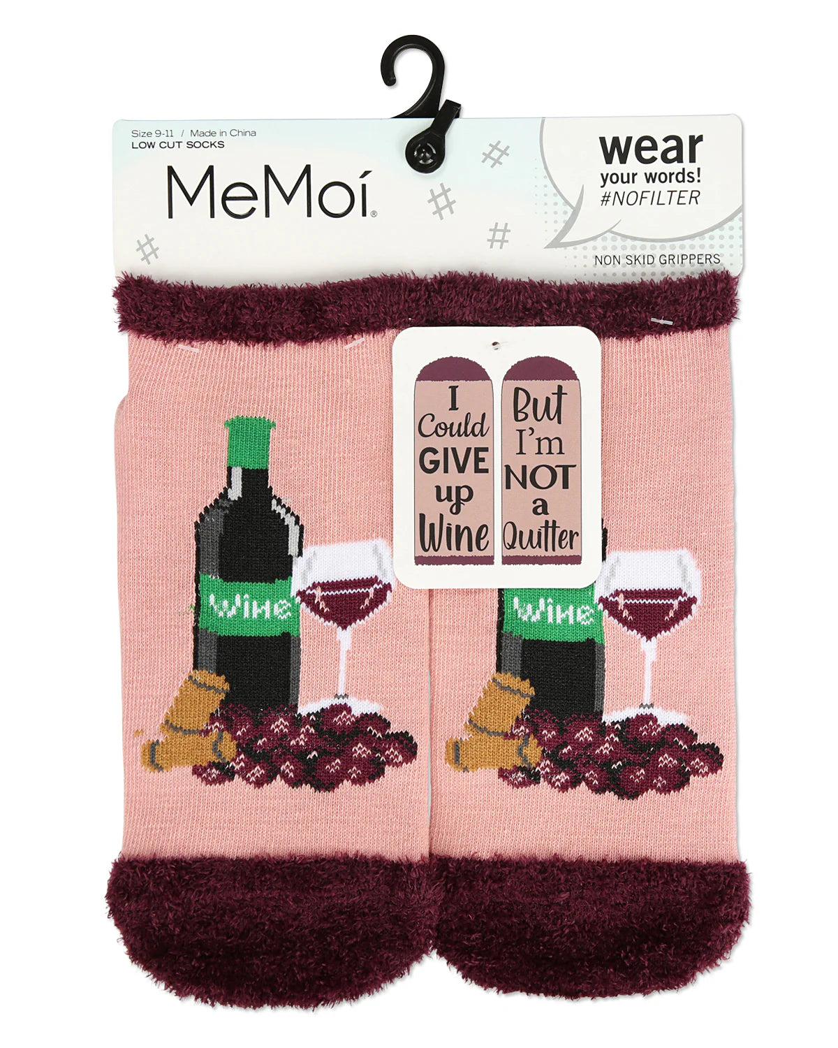 Give Up Wine Ankle Slipper Socks