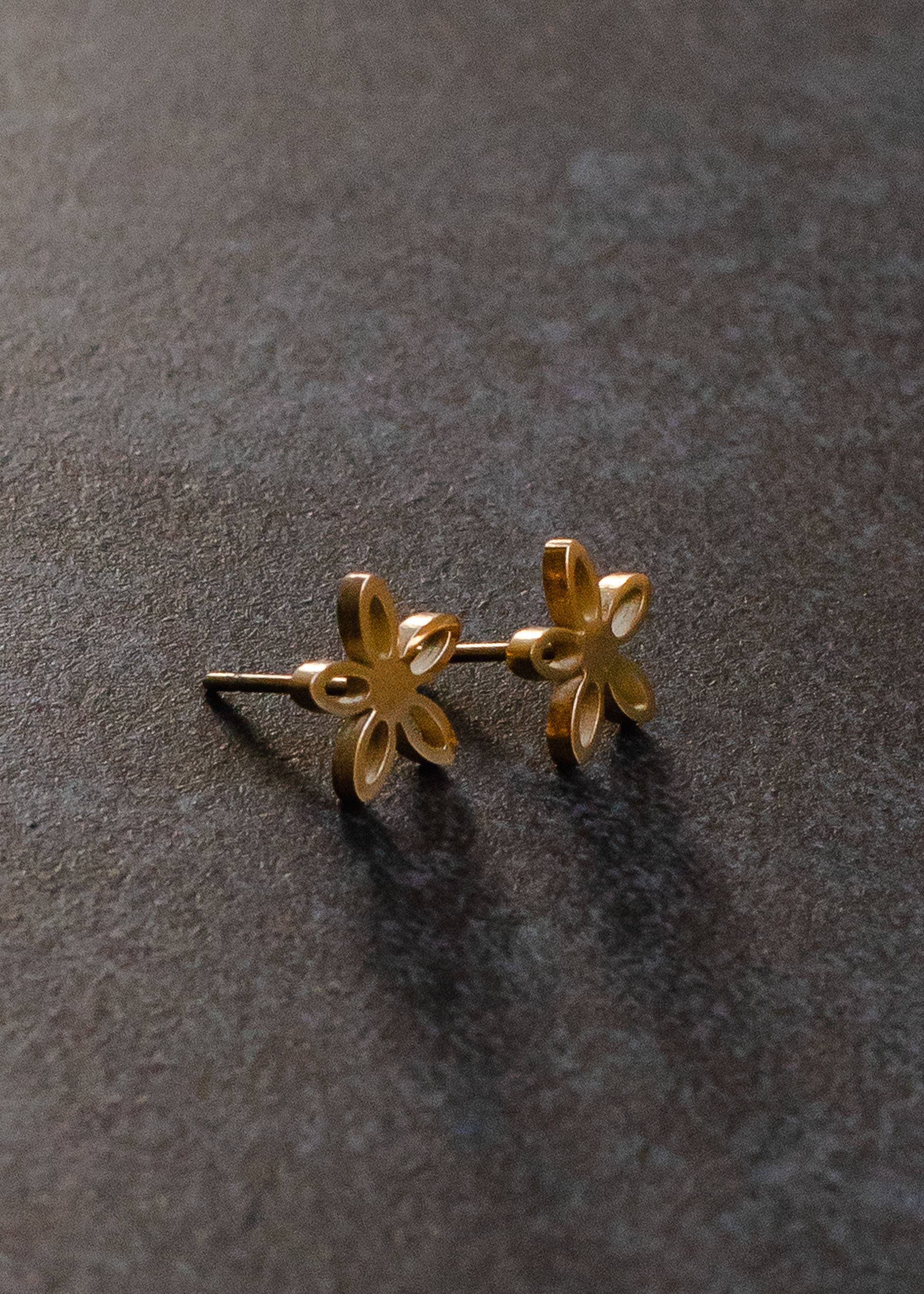 Star Flower Stud Earrings