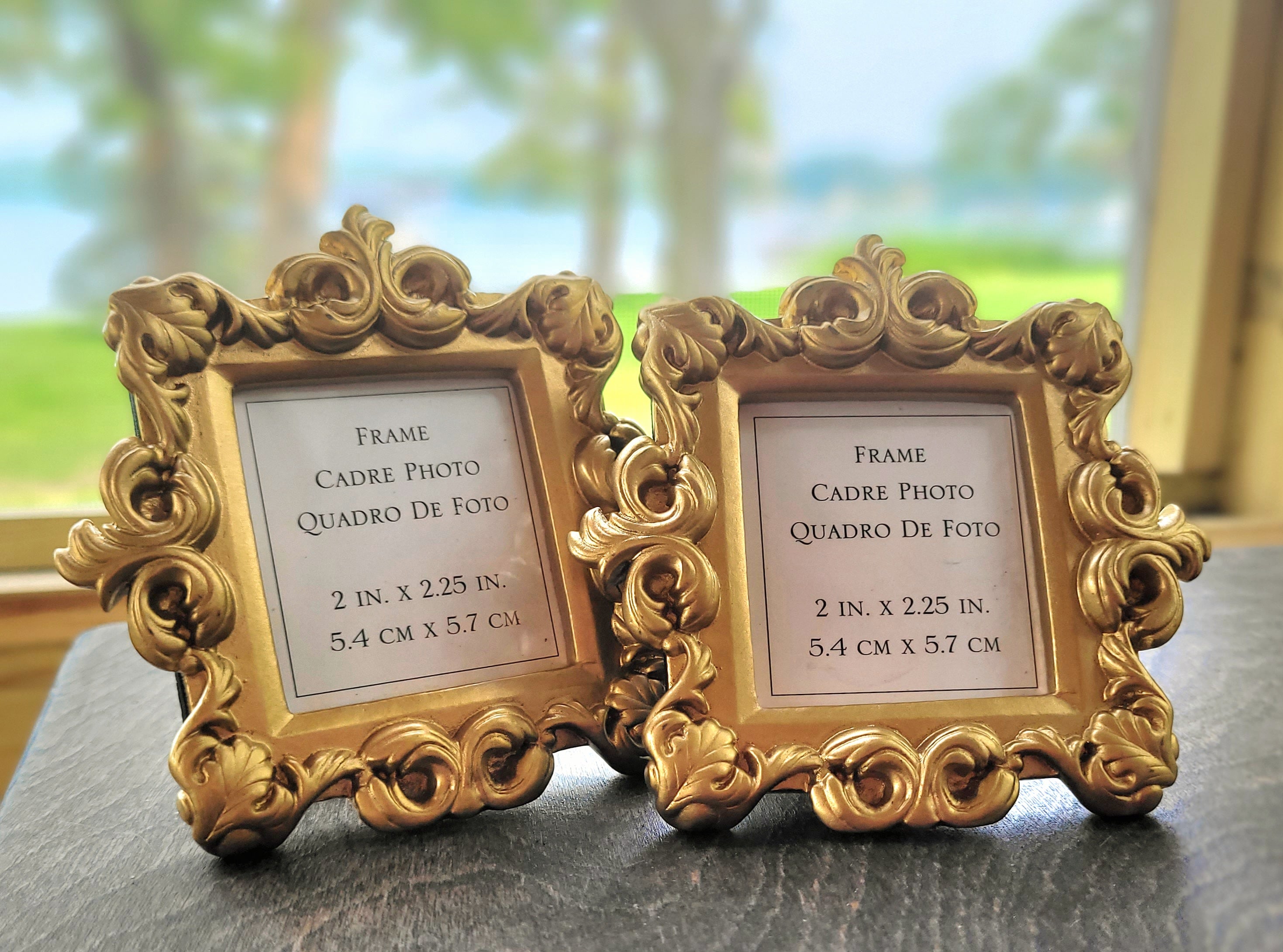 Gold Place Card Photo Frame