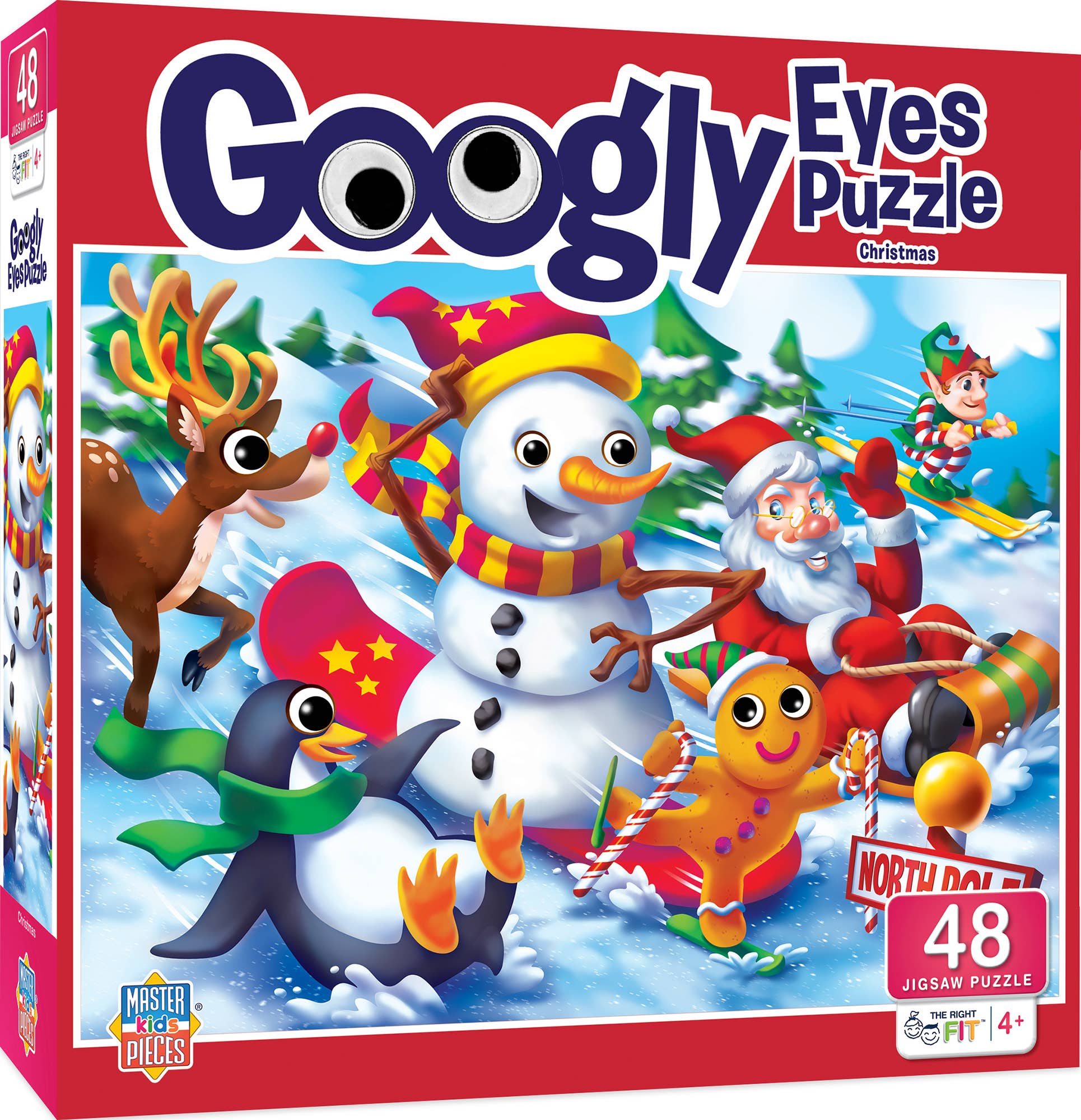 Googly Eyes Christmas Friends 48 Piece Puzzle