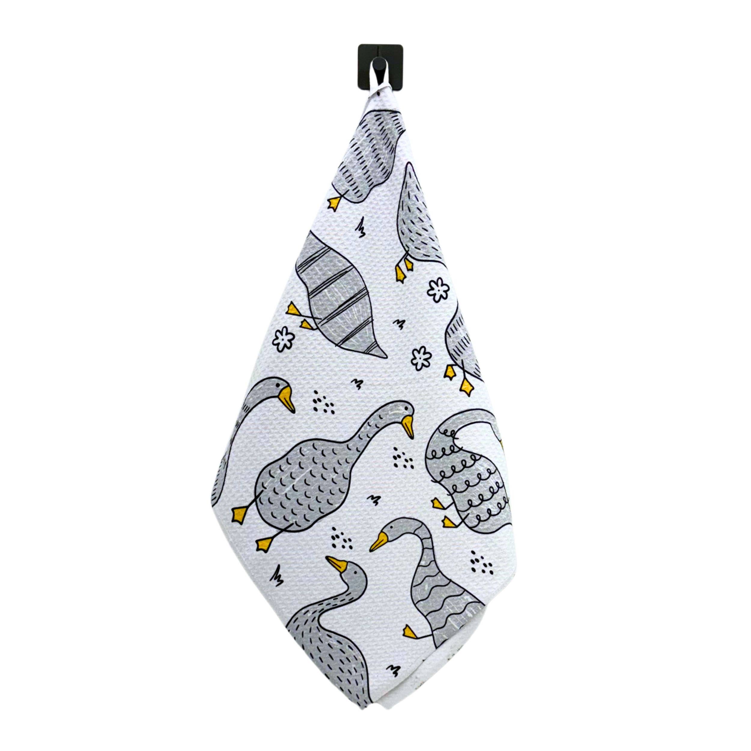Gray Goose Kitchen Waffle Towel