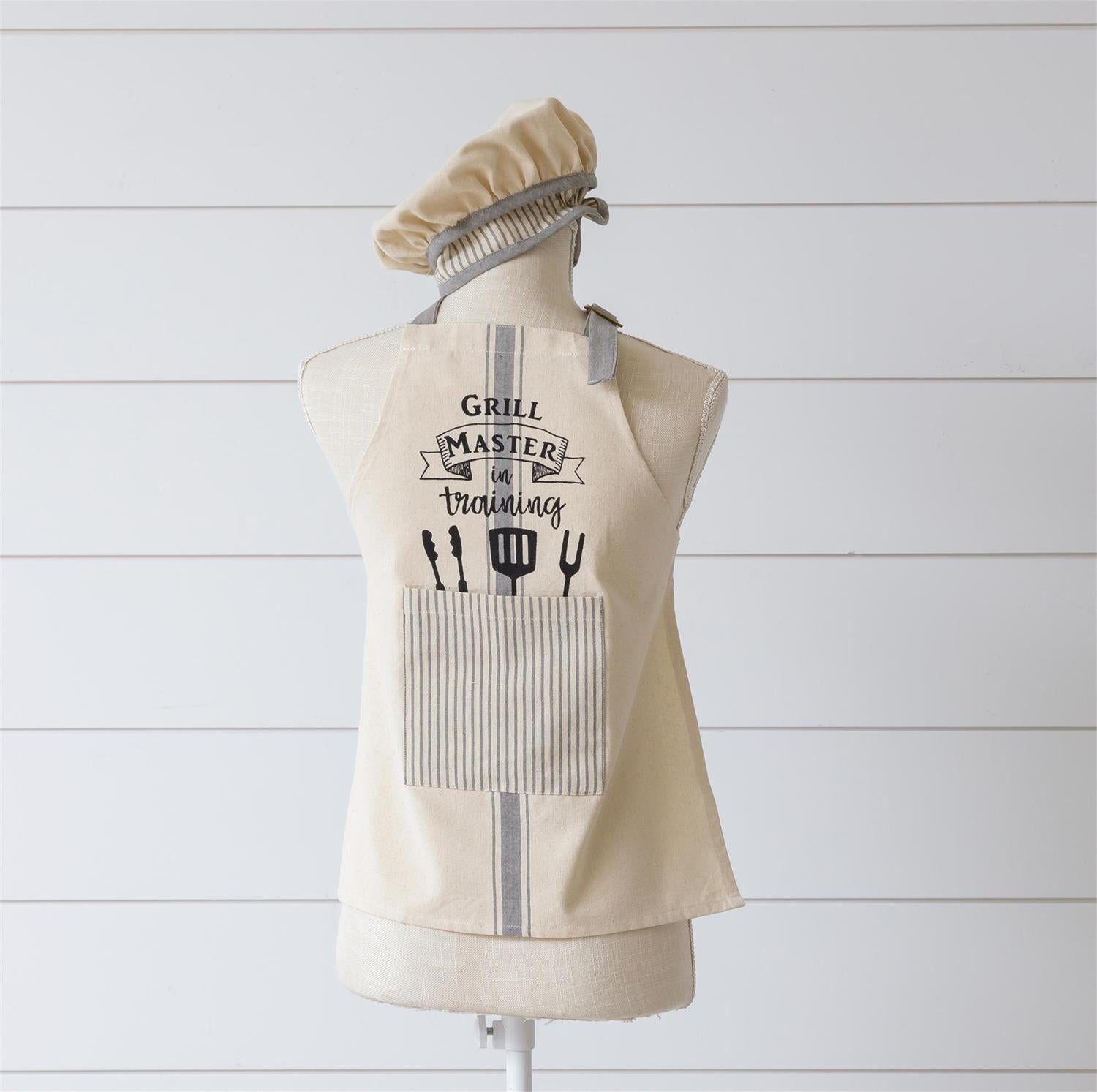 Grill Master Child's Apron & Hat