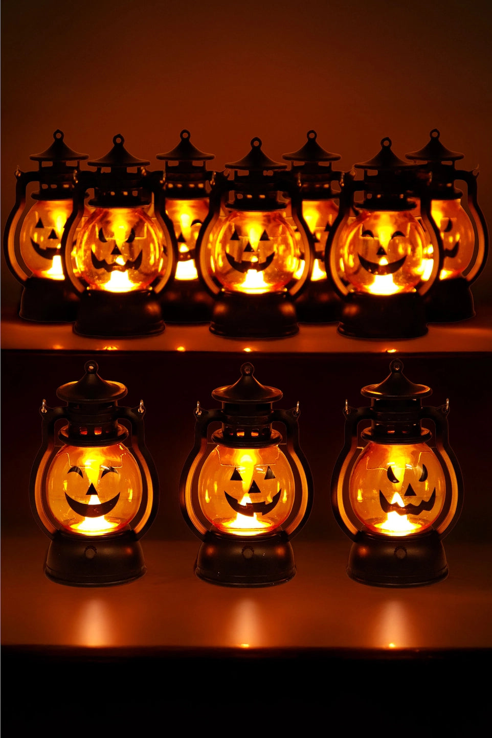 Halloween Pumpkin Head Led Jack O' Lantern