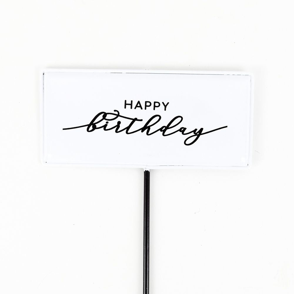 Happy Birthday Enamel Pick