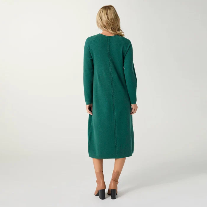 Heavenly-Luxe Cable Knit Detail Dress