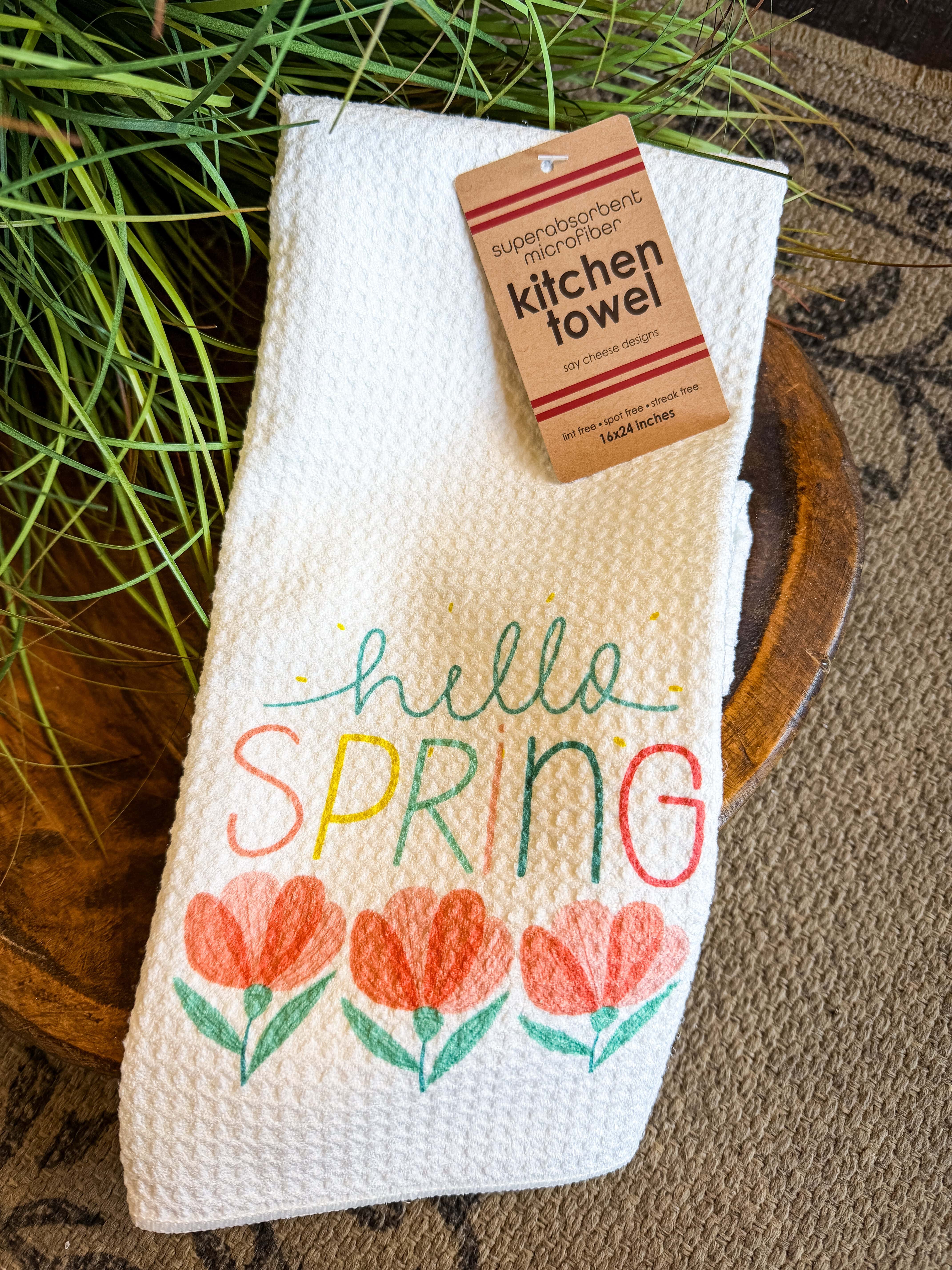 Hello Spring Kitchen Towel