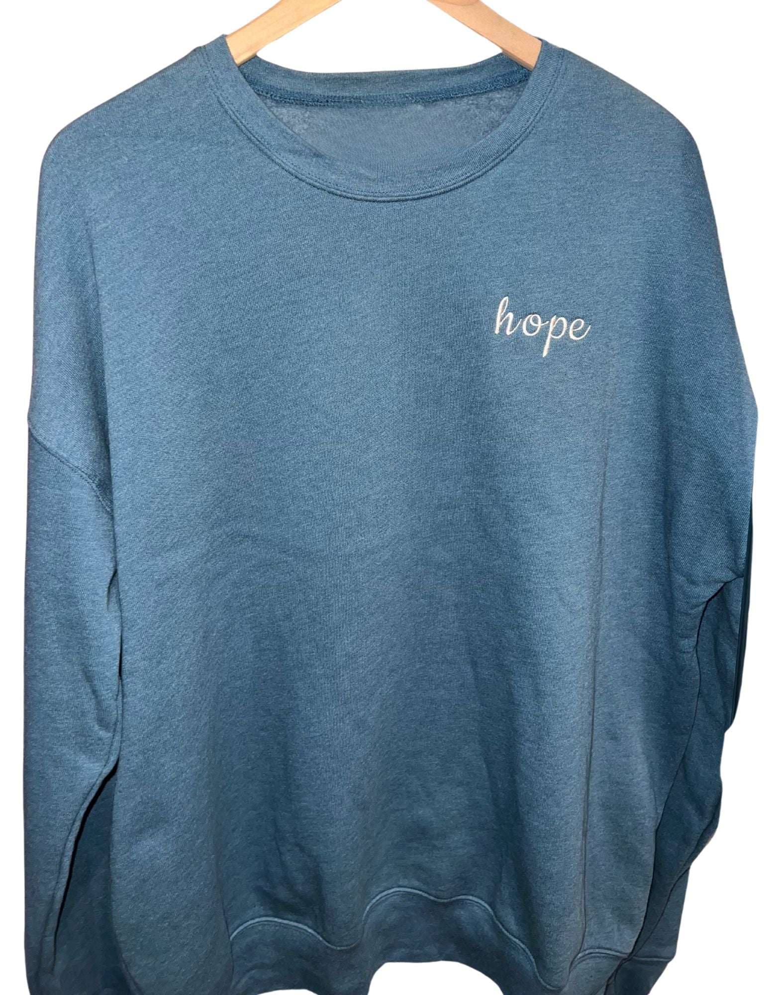 Hope Embroidered Sweatshirt