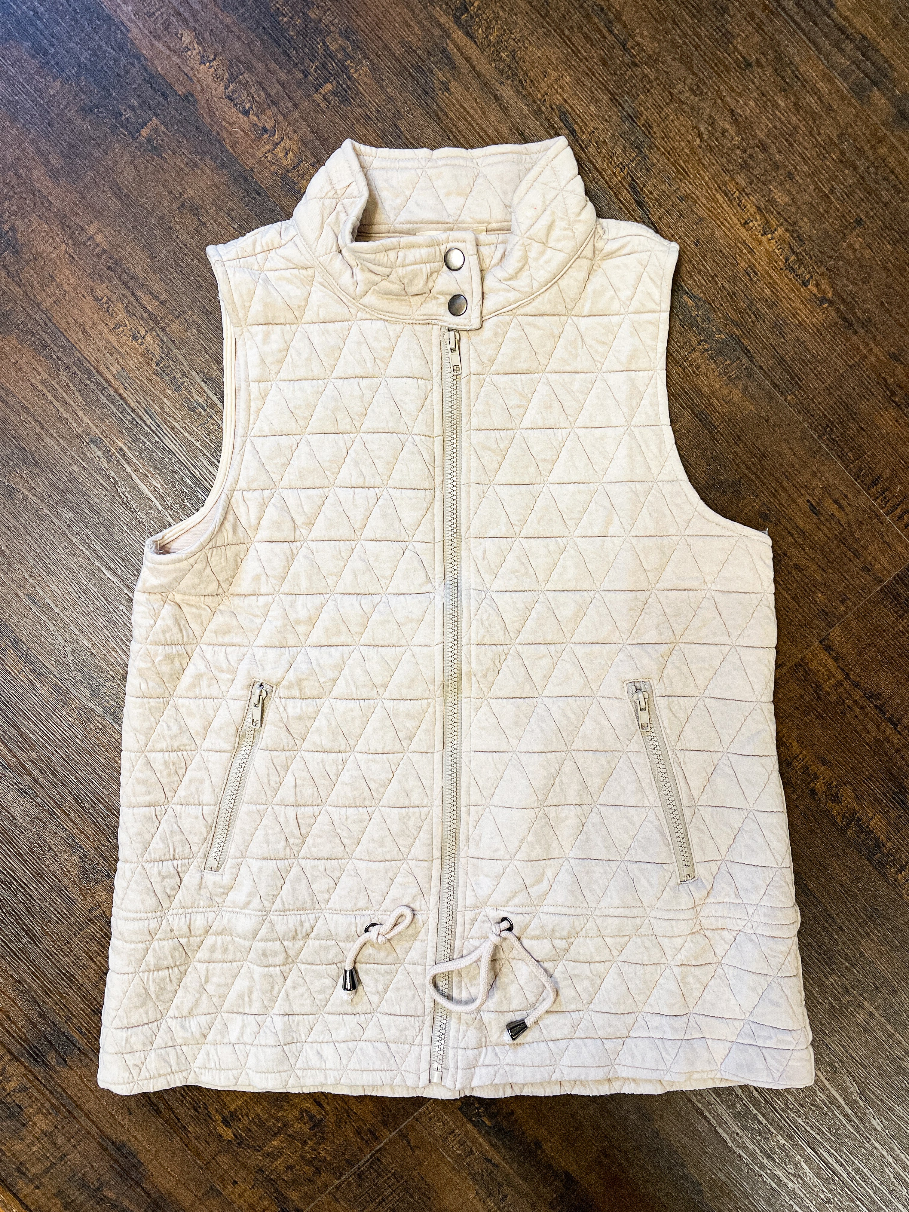 Quilted Stone Vest