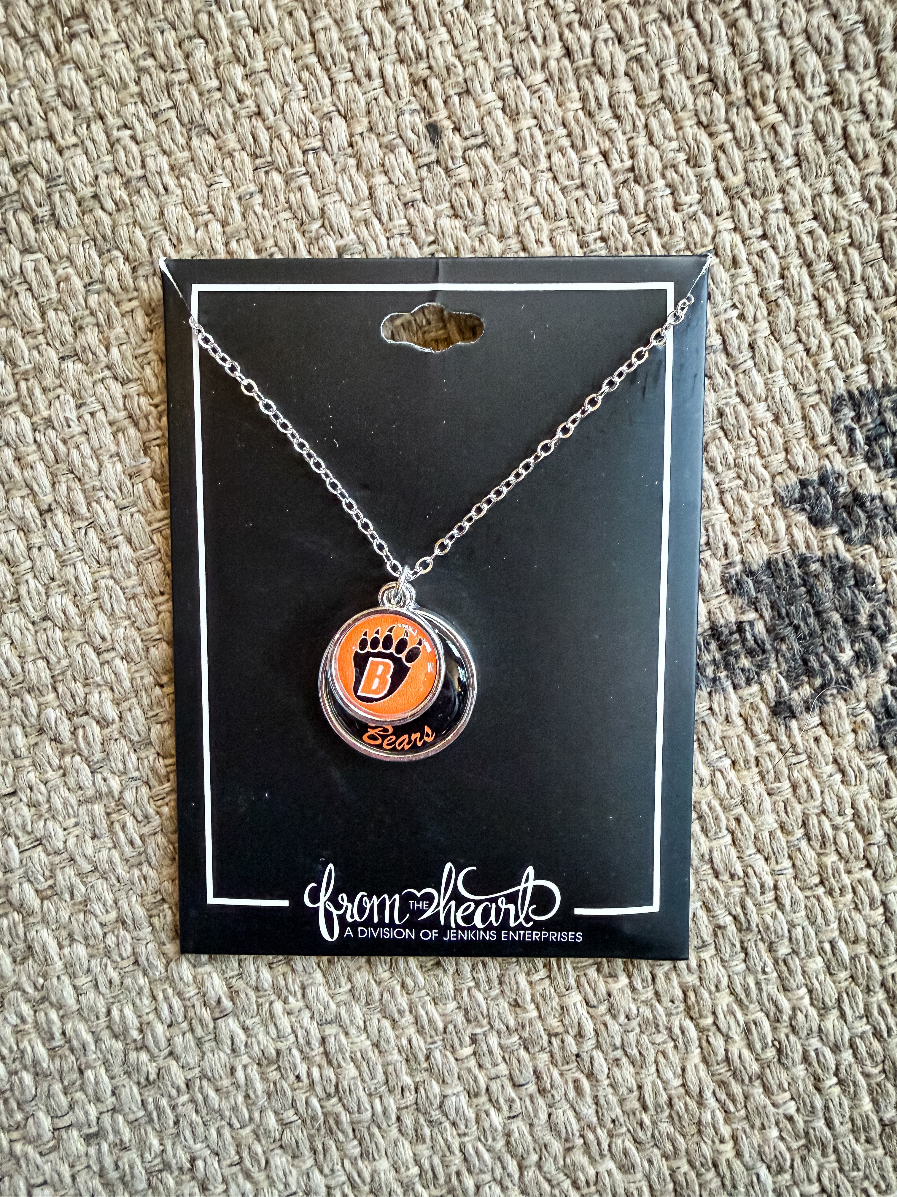 Stacked Disc School Spirit Necklace