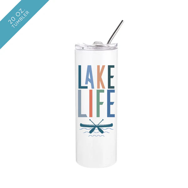 Lake Life Straight Tumbler