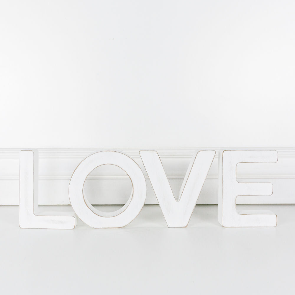 Love Wood Cutout Letters