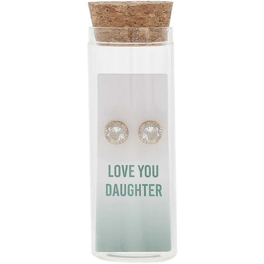 Love You Daughter Earrings