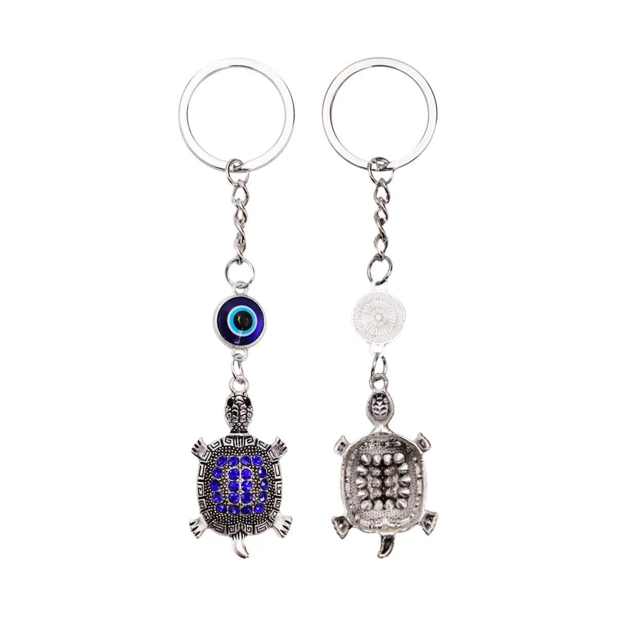 Lucky Turtle Bling Metal Key Chain
