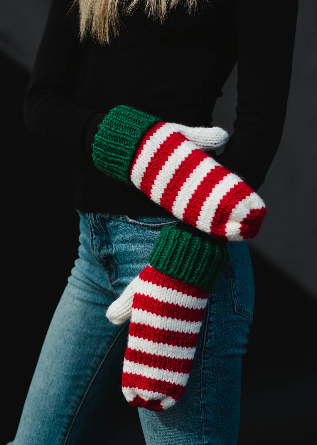 Candy Cane Mittens