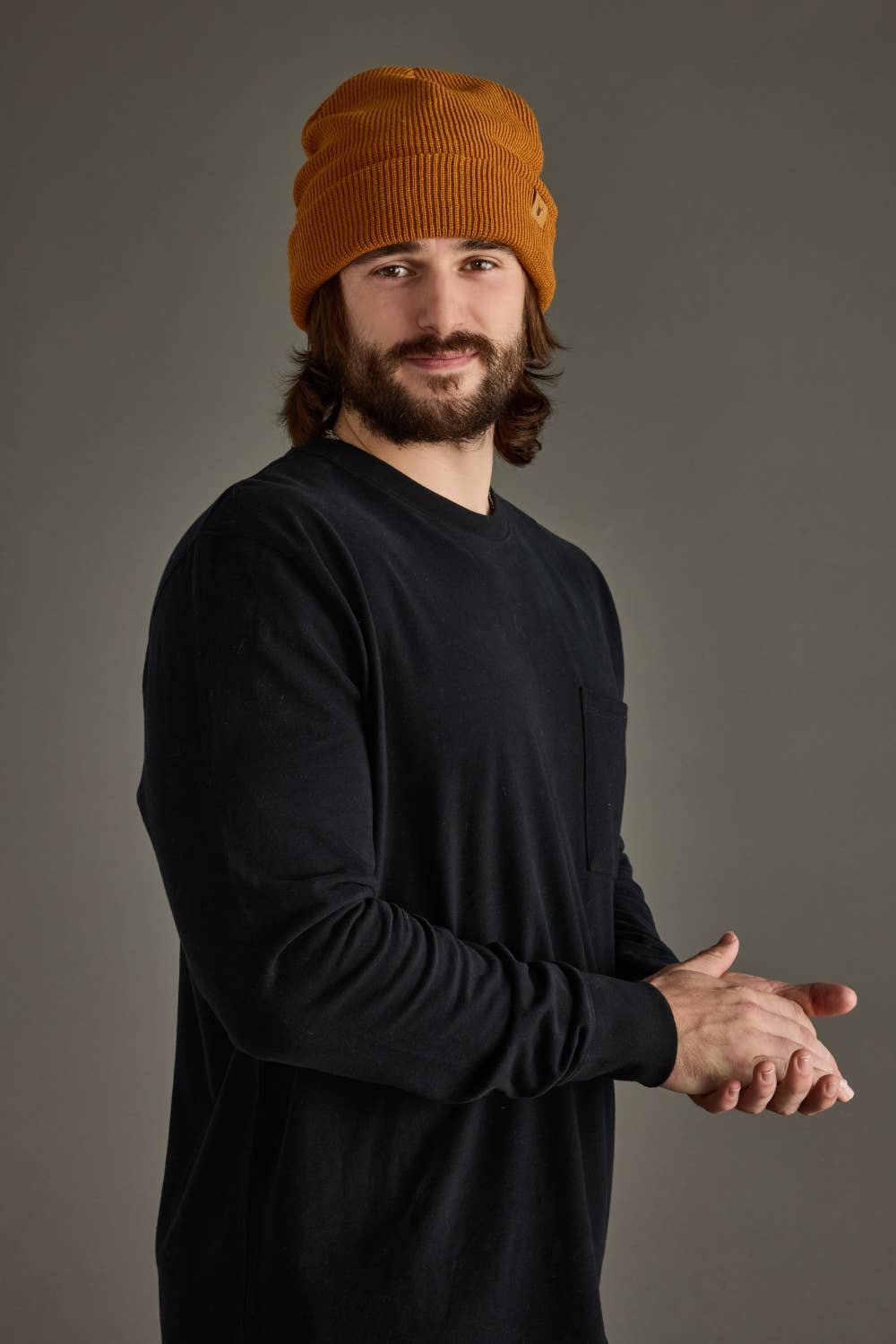 Men's Tobacco Knit Beanie